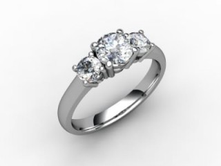 Trilogy 3 Stone Diamond Rings