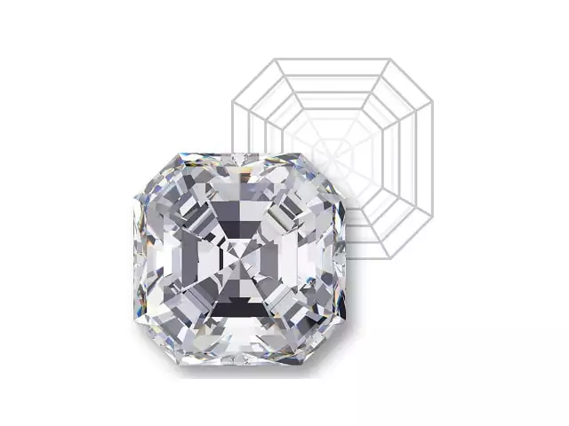 Shop Asscher Cut Engagement Rings