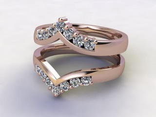 Diamonds 0.42cts. in 18ct Rose Gold-77-041413