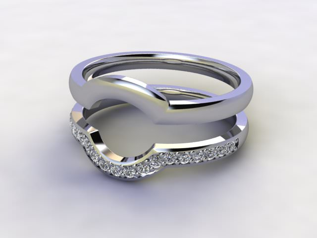 Diamonds 0.19cts. in 18ct White Gold