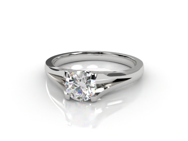 Engagement Ring: Solitaire Round-01-0100-2974