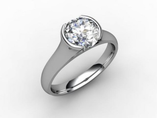 Engagement Ring: Solitaire Round - 12
