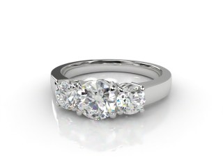Engagement Ring: 3 Stone Round-01-0133-1016