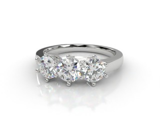Engagement Ring: 3 Stone Round-01-0133-1022
