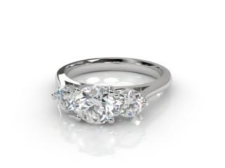 Engagement Ring: 3 Stone Round-01-0133-2300