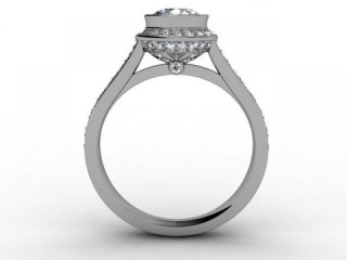 Engagement Ring: Halo Cluster Round - 3