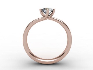 Certificated Round Diamond Solitaire Engagement Ring in 18ct. Rose Gold - 3