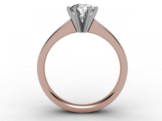 Certificated Round Diamond Solitaire Engagement Ring in 18ct. Rose Gold - 3