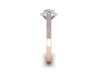 Certificated Round Diamond in 18ct. Rose Gold - 6