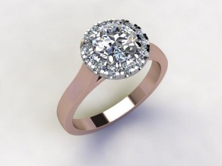 Certificated Round Diamond in 18ct. Rose Gold - 12