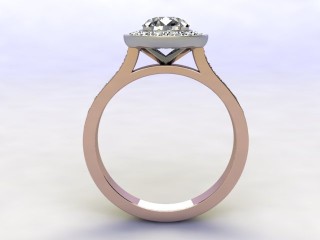 Certificated Round Diamond in 18ct. Rose Gold - 3