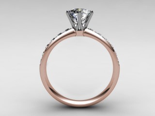 Certificated Round Diamond in 18ct. Rose Gold - 3