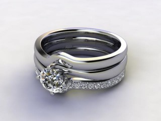 Engagement Ring: Bridal Sets Round-01-0500-1412