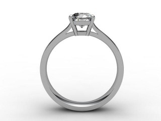 Certificated Round Diamond Solitaire Engagement Ring in 18ct. White Gold - 3