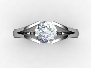 Engagement Ring: Solitaire Round - 9