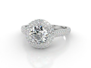 Engagement Ring: Halo Cluster Round-01-0500-4096