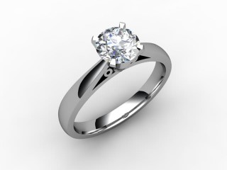 Engagement Ring: Solitaire Round - 12