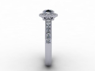 Certificated Round Diamond in 18ct. White Gold - 6
