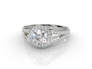 Engagement Ring: Halo Cluster Round-01-0500-8233