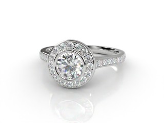 Engagement Ring: Halo Cluster Round-01-0500-8237