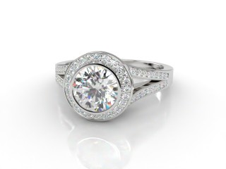 Engagement Ring: Halo Cluster Round-01-0500-8900