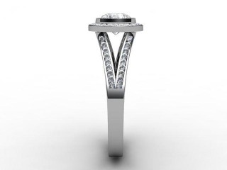 Certificated Round Diamond in 18ct. White Gold - 6