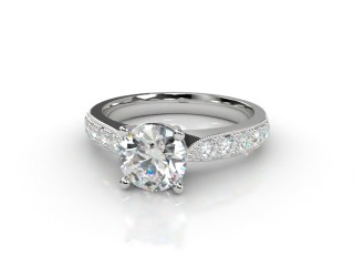Engagement Ring: Diamond-Set Band Round-01-0510-5177