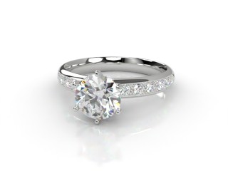 Engagement Ring: Diamond-Set Band Round-01-0512-6165