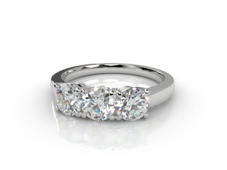 Engagement Ring: 3 Stone Round-01-0533-1003
