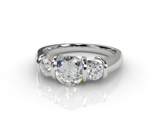 Engagement Ring: 3 Stone Round-01-0533-1015