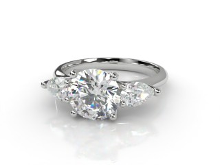 Engagement Ring: 3 Stone Round+-01-0533-2303