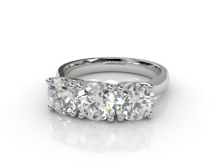 Engagement Ring: 3 Stone Round-01-0533-2309