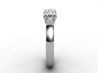 Engagement Ring: 3 Stone Round - 9