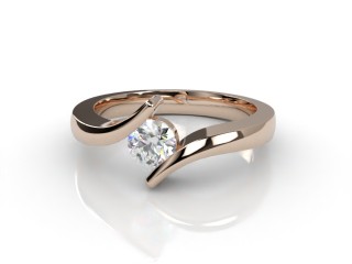 Engagement Ring: Solitaire Round-01-1400-1909