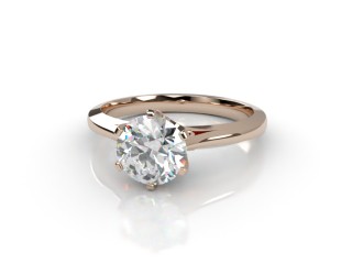 Engagement Ring: Solitaire Round-01-1400-6006