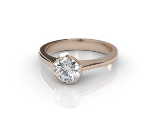 Engagement Ring: Solitaire Round-cut