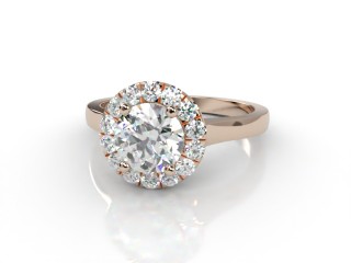 Engagement Ring: Halo Cluster Round-01-1400-8943