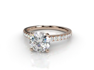 Engagement Ring: Diamond-Set Band Round-01-1400-9207
