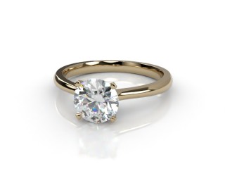 Engagement Ring: Solitaire Round-01-1800-0001