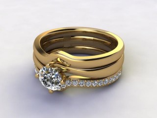 Engagement Ring: Bridal Sets Round-01-1800-1412