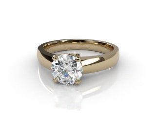 Engagement Ring: Solitaire Round-01-1800-1923