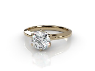 Engagement Ring: Solitaire Round-01-1800-6006