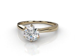 Engagement Ring: Solitaire Round-01-1800-6012