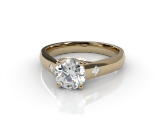 Engagement Ring: Diamond-Set Band Round-01-1802-6150
