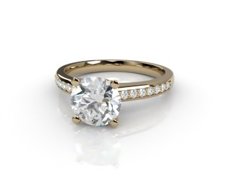 Engagement Ring: Diamond-Set Band Round-01-1802-6151