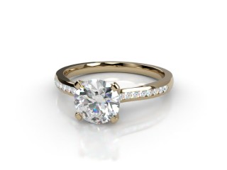 Engagement Ring: Diamond-Set Band Round-01-1816-2298