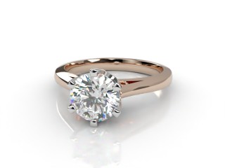Engagement Ring: Solitaire Round-01-2400-2399