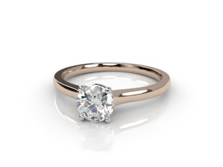 Engagement Ring: Solitaire Round-01-2400-6140