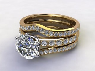 Engagement Ring: Bridal Sets Round-01-2800-1408