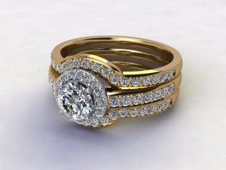 Engagement Ring: Bridal Sets Round-01-2800-1409